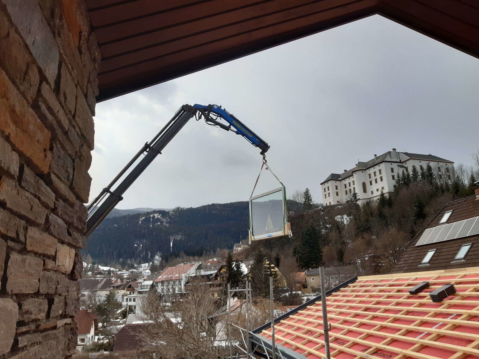 Fenstermontage durch die Firma Kogler Tischlermontagen